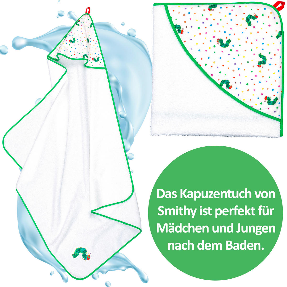 KAPUZENBADETUCH 100/100 cm    - Weiß, Basics, Textil (100/100cm)