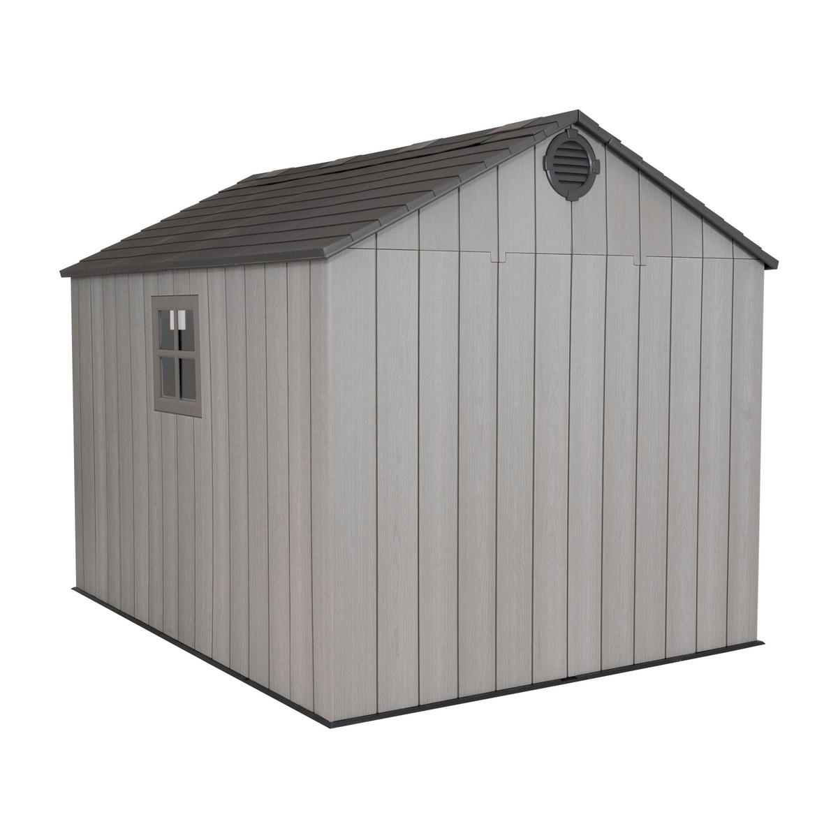 GERÄTEHAUS 244/244/305 cm  - Grau, Basics, Kunststoff (244/244/305cm) - Ambia Garden