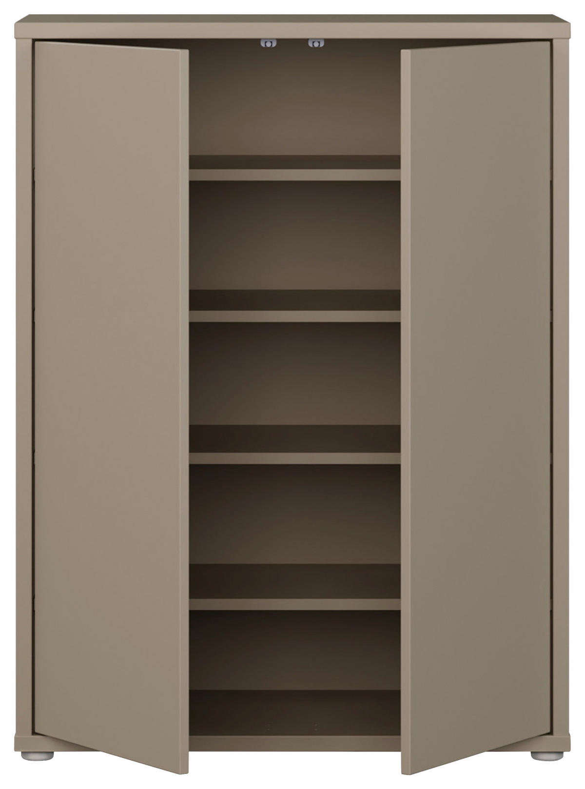 SCHUHSCHRANK Alice Springs  in 74,5/99,1/34,9 cm  - Taupe/Grau, MODERN, Holzwerkstoff/Kunststoff (74,5/99,1/34,9cm) - Modern Living