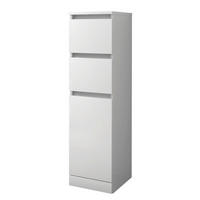 MIDISZEKRÉNY 30/112/33,5 cm  - fehér, Basics, faalapú anyag (30/112/33,5cm) - Welnova