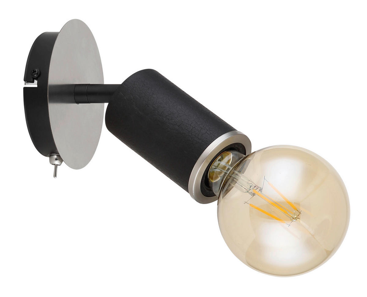 SPOTLIGHT 12/18/17 cm   - svart, Basics, metall/trä (12/18/17cm) - Globo