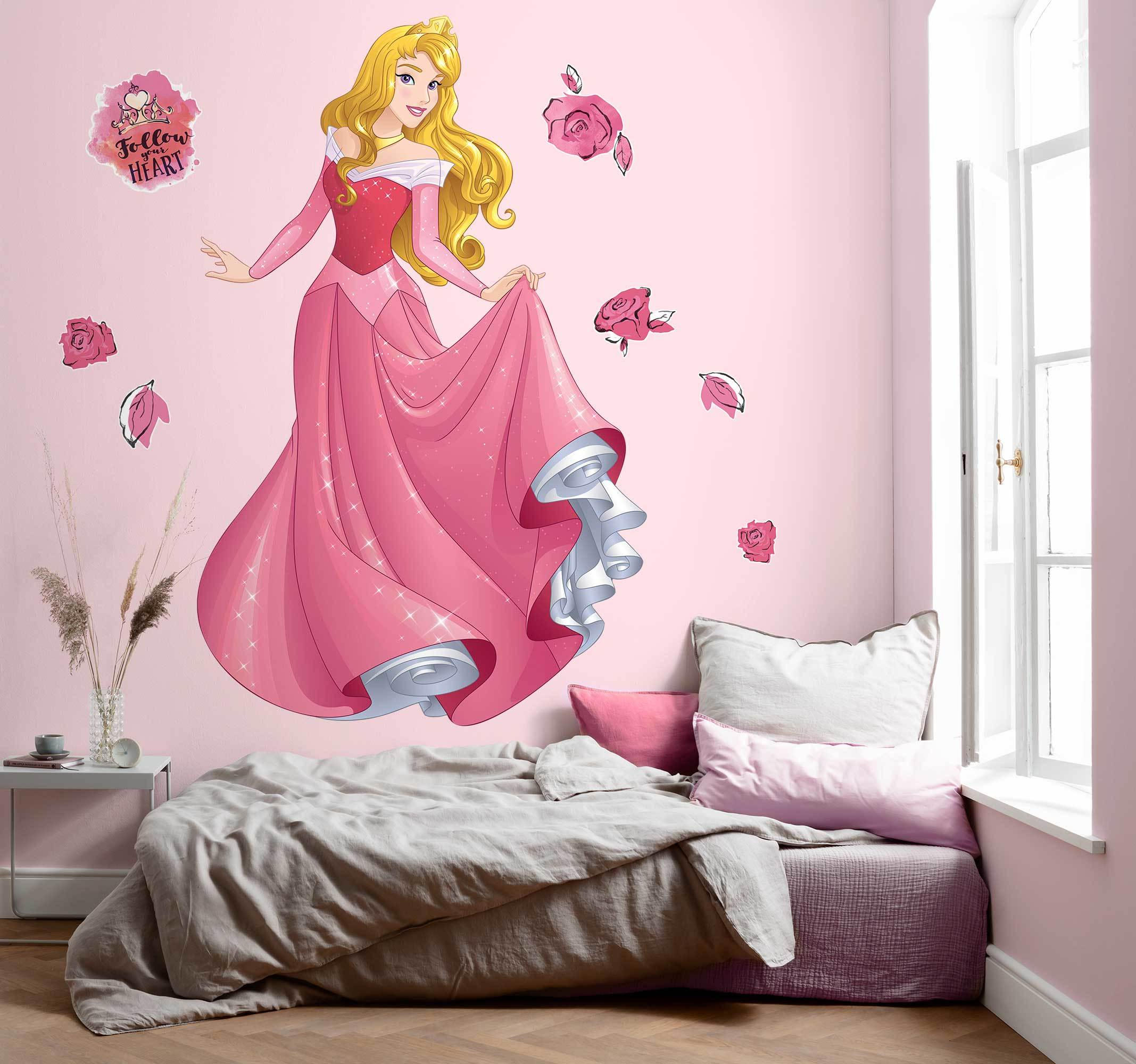 FOTOTAPETE Prinzessin Aurora  - Multicolor, Trend, Papier (127/200cm) - Xora