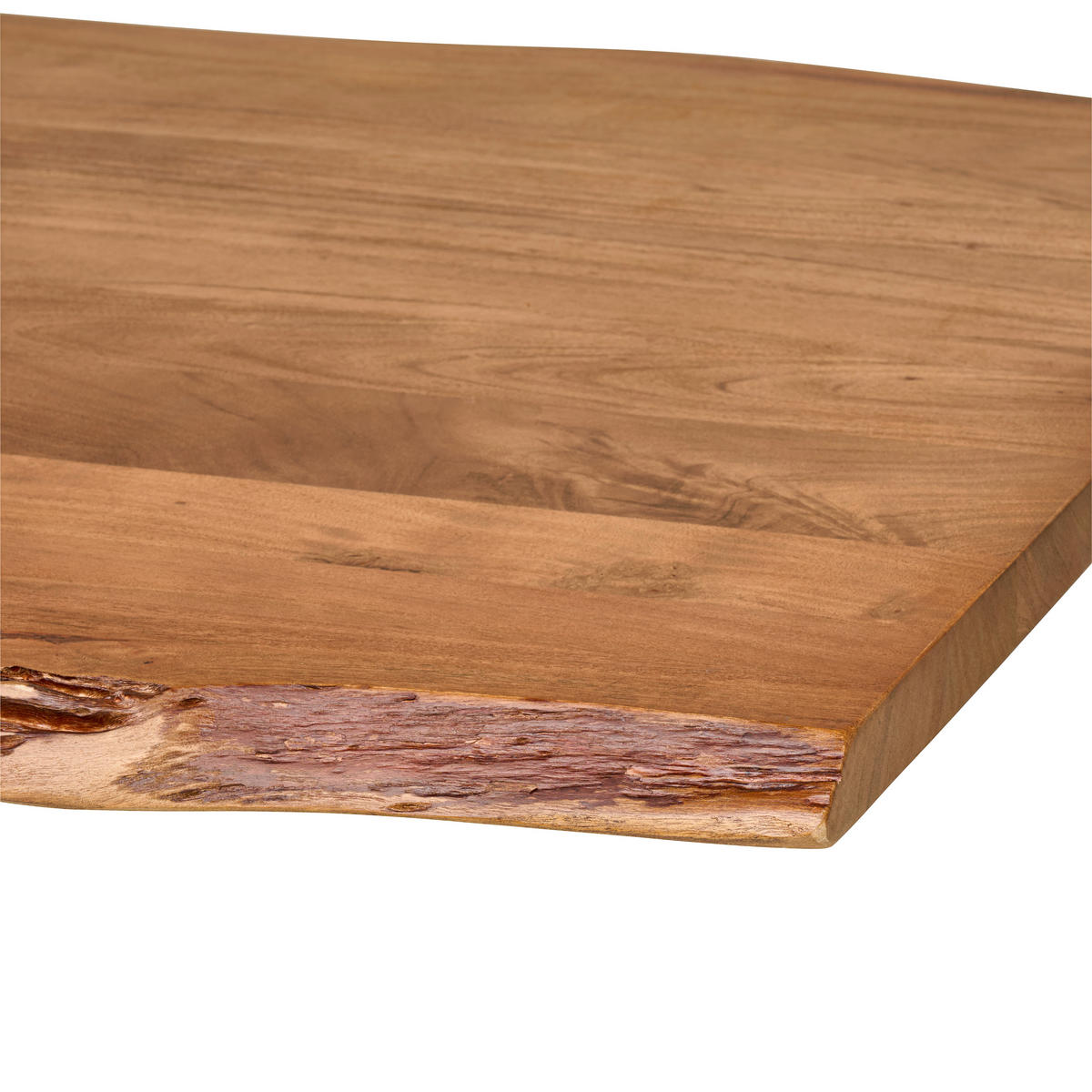 JEDÁLENSKÝ STÔL, akácia, čierna, farba vlašského orecha, 220/100/76 cm - čierna/farba vlašského orecha, Modern, kov/drevo (220/100/76cm) - P & B