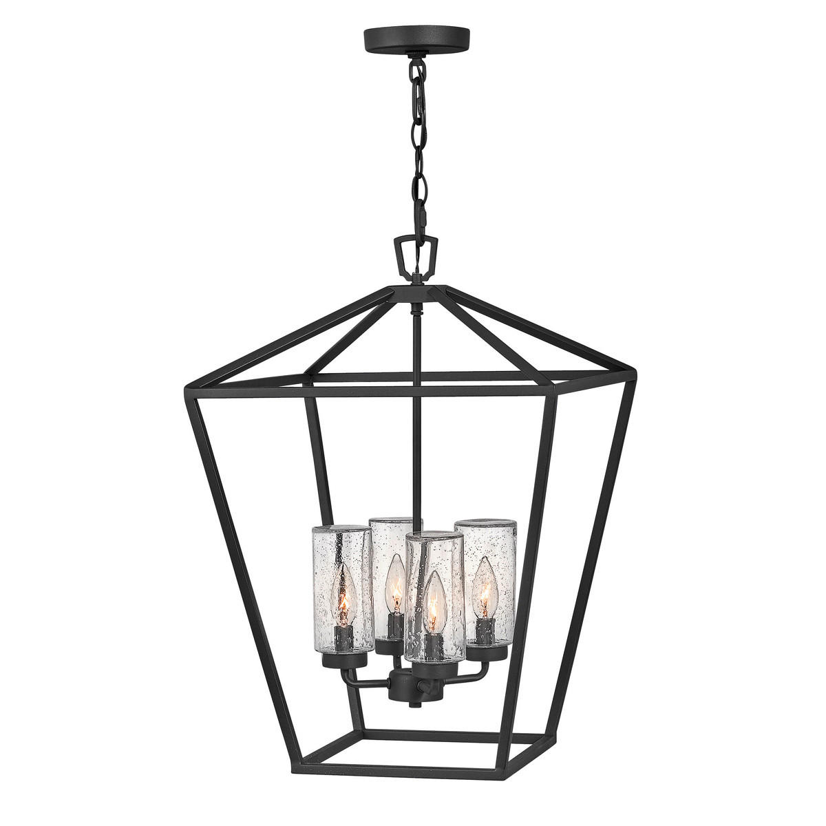 AUSSENHÄNGELEUCHTE - Schwarz, Konventionell, Glas/Metall (43.2/66.9cm) - Elstead Lighting