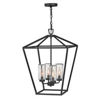AUSSENHÄNGELEUCHTE - Schwarz, Konventionell, Glas/Metall (43.2/66.9cm) - Elstead Lighting