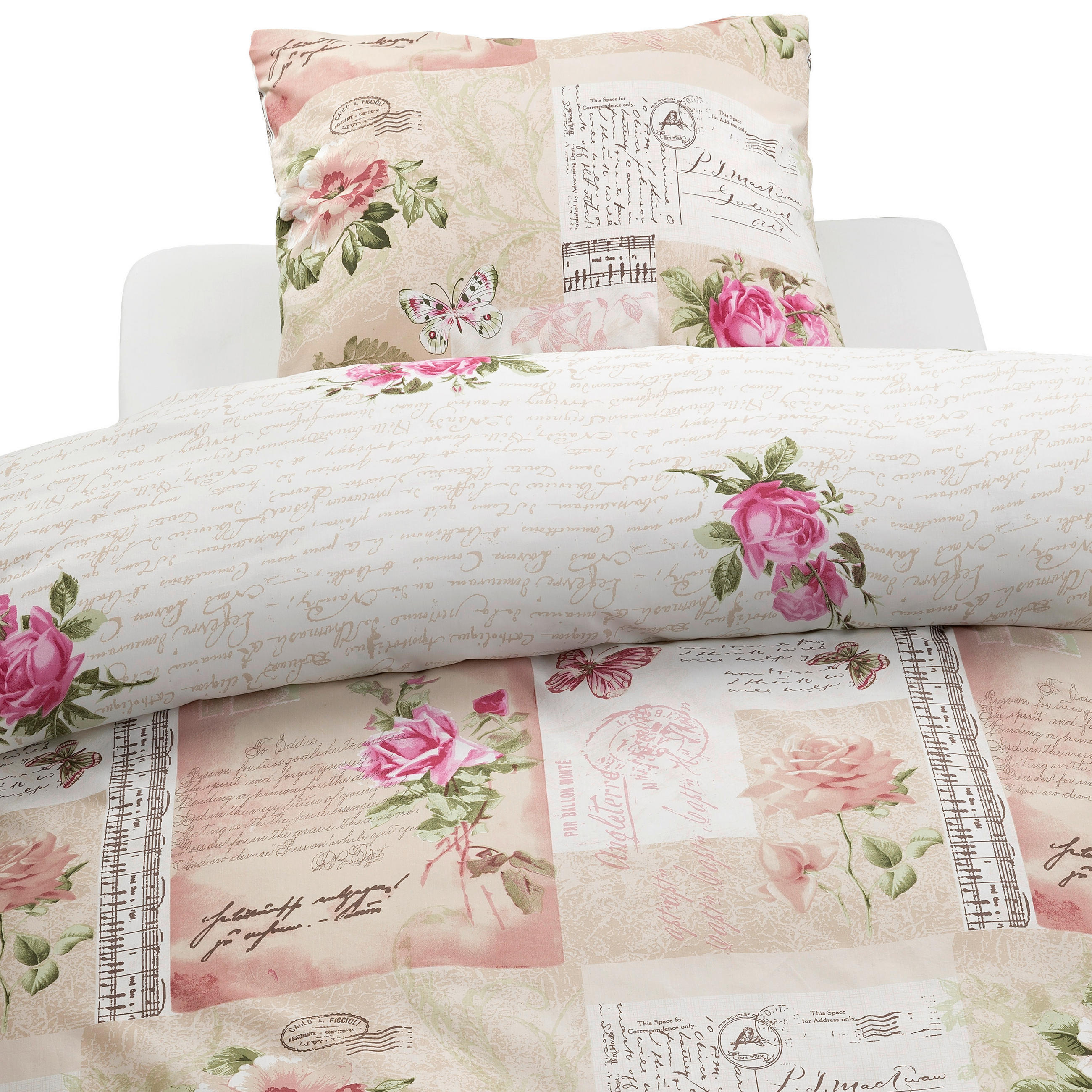 PÅSLAKANSET tyg 220/210 cm  - pink, Basics, textil (220/210cm)