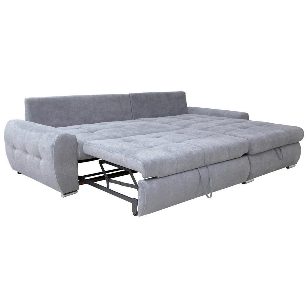 Thumbnail - Livetastic Eckschlafsofa, Hellgrau, Textil, 3-Sitzer, Füllung: Schaumstoff, 277x175 cm, Armlehnen seitenverkehrt montier...