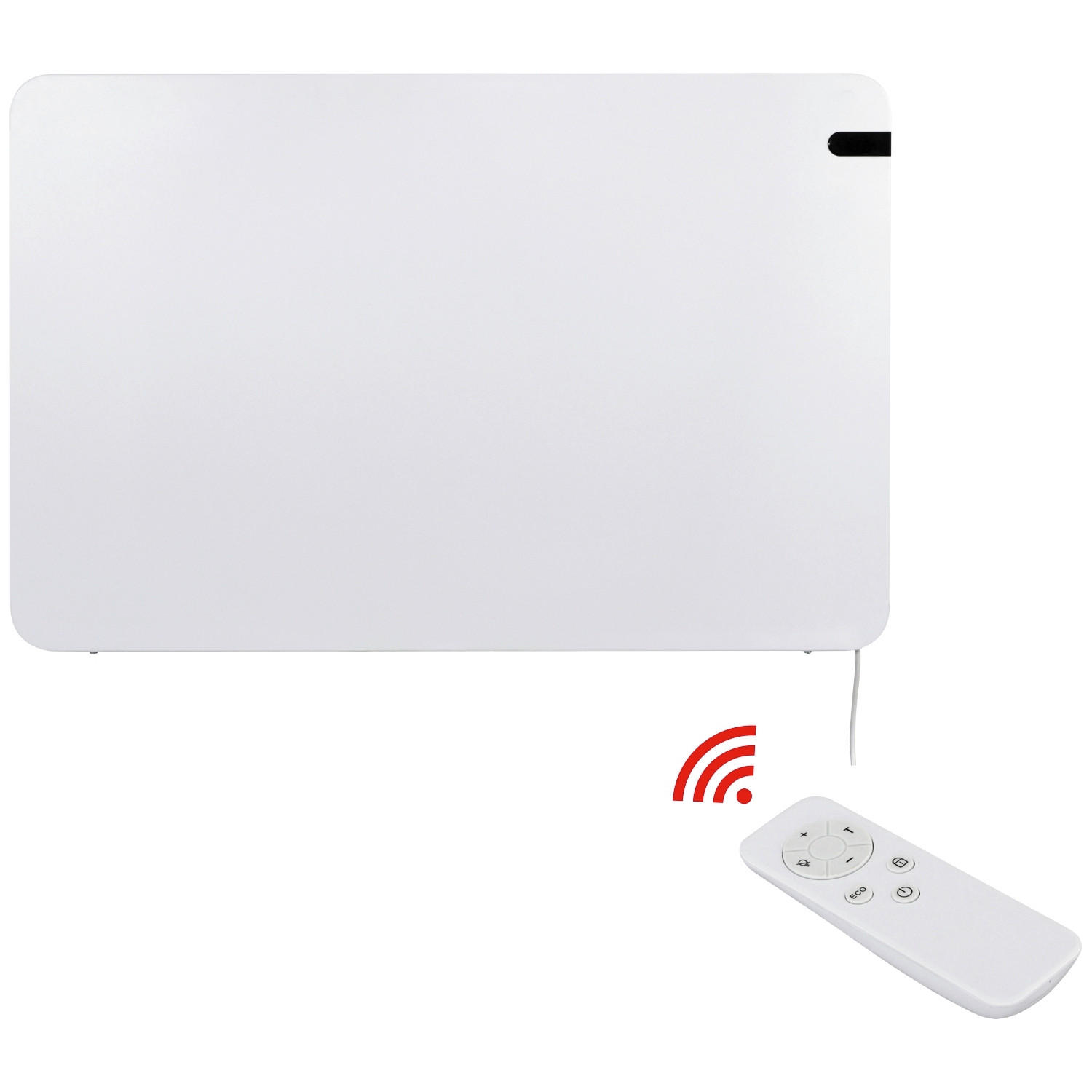 INFRAROT-HEIZPANEEL 350 W  - Weiß, Design, Metall (70/45/5cm)