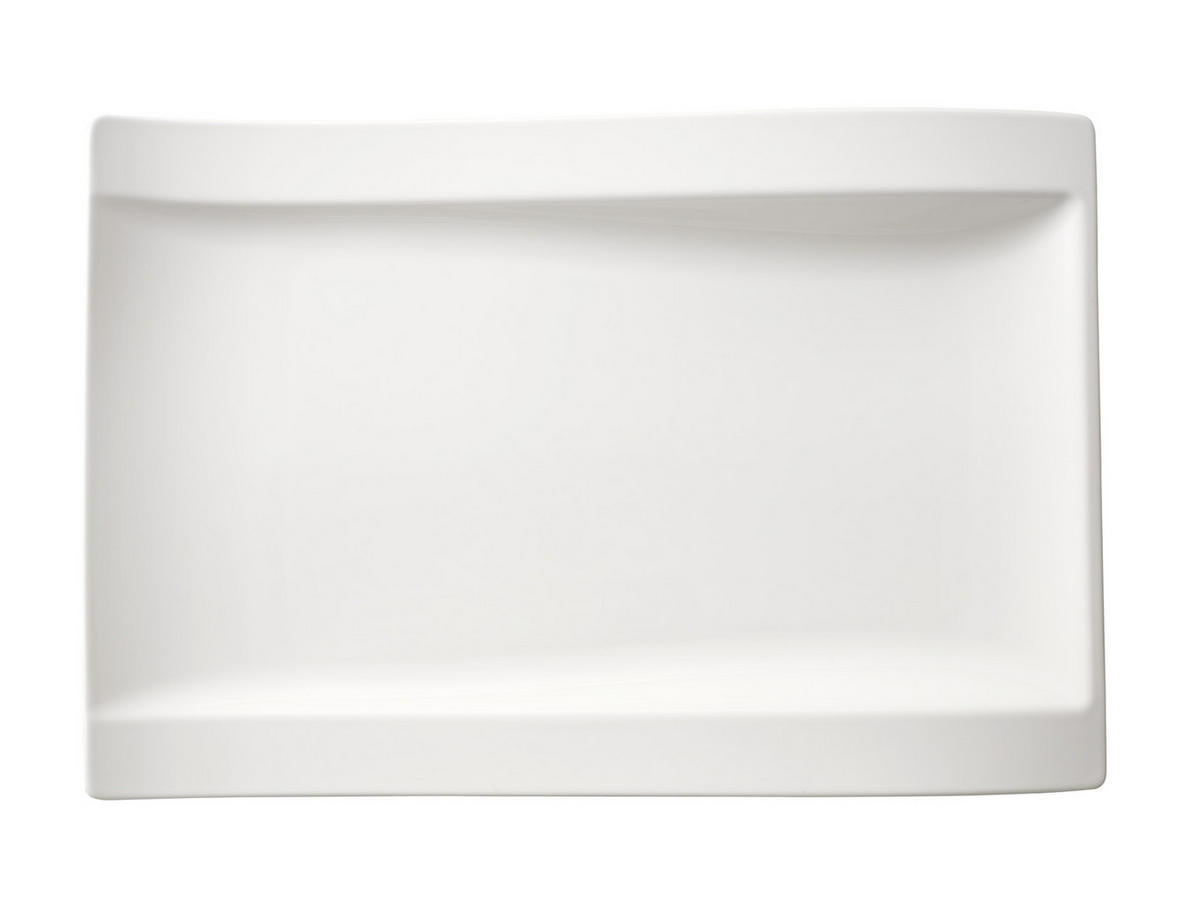 SPEISETELLER Weiß New Wave  - Weiß, Basics, Keramik (37cm) - Villeroy & Boch
