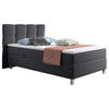 BOXBETT 120/200 cm  in Dunkelgrau  - Dunkelgrau/Alufarben, Konventionell, Kunststoff/Textil (120/200cm) - Carryhome