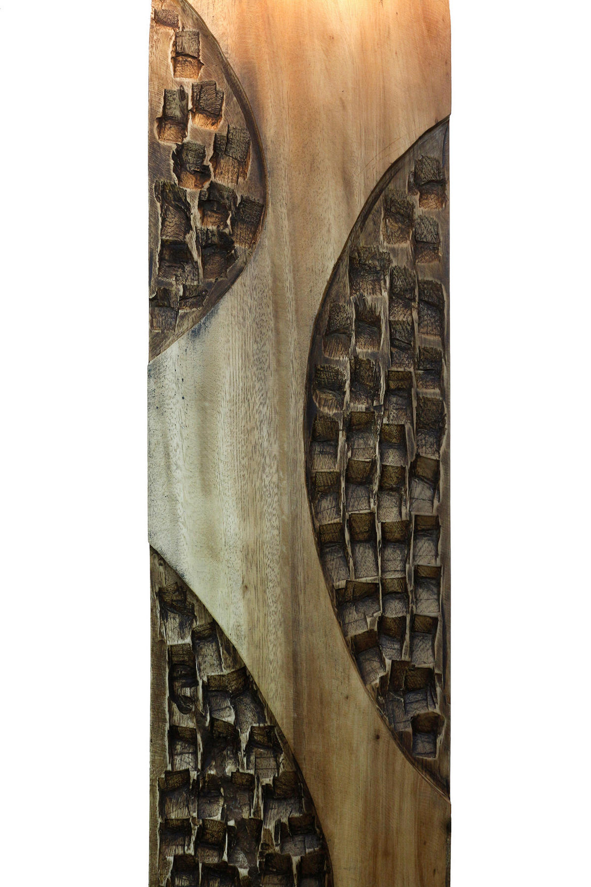 STEHLEUCHTE  40/171/20 cm   - Schwarz/Naturfarben, Design, Holz/Textil (40/171/20cm) - P & B