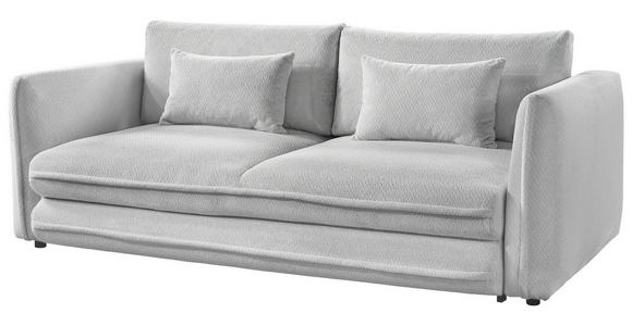 SCHLAFSOFA  mit Liegefunktion, Rücken echt Struktur Naturfarben  - Schwarz/Naturfarben, KONVENTIONELL, Kunststoff/Textil (237/94/117cm) - Carryhome