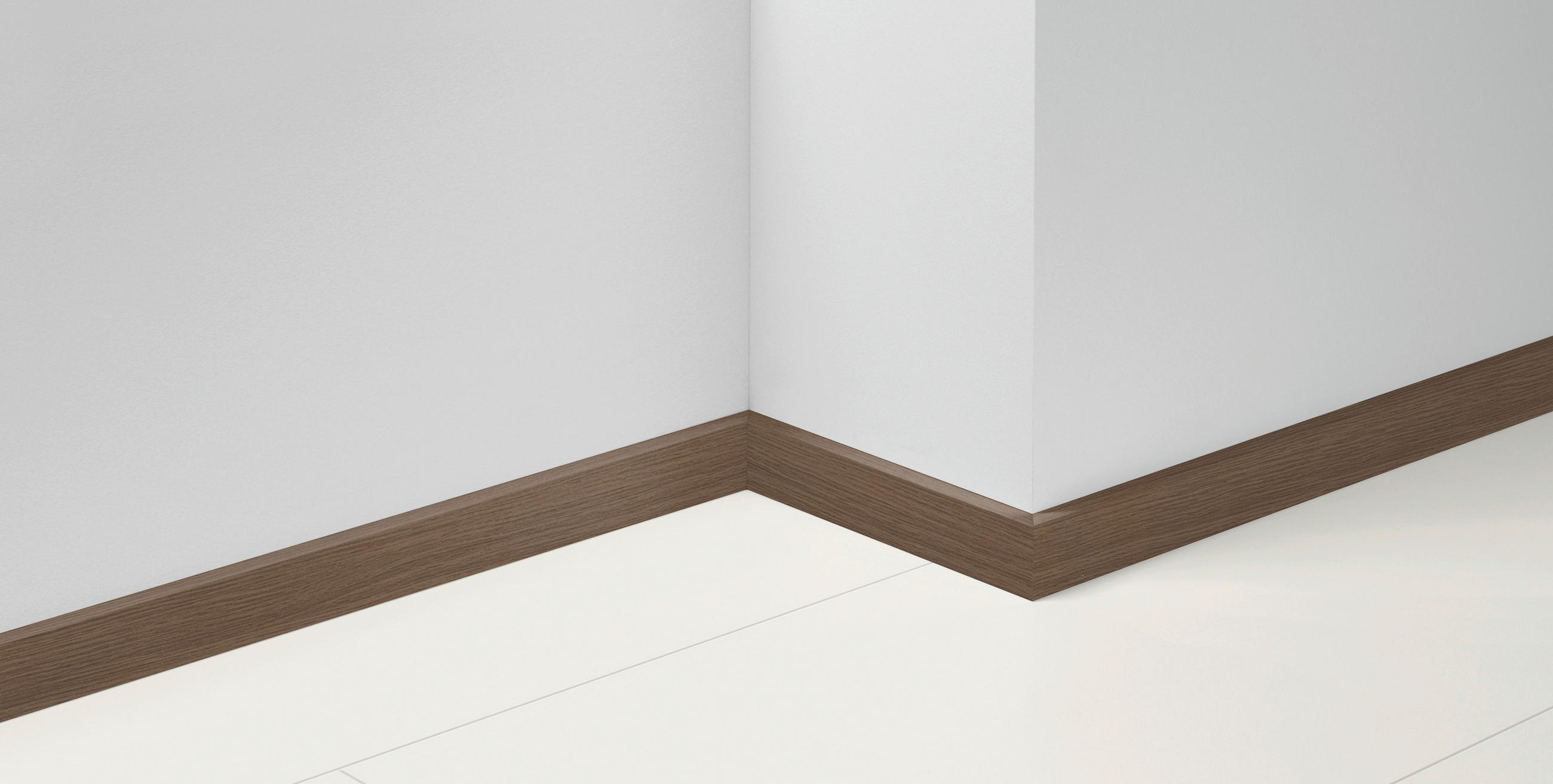 SOCKELLEISTE - Eichefarben/Dunkelbraun, Basics, Holz (220/1,6/5,0cm) - Parador