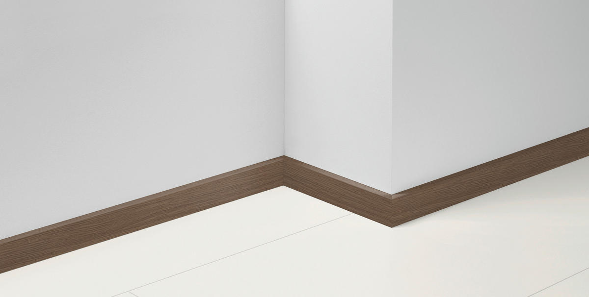 SOCKELLEISTE - Eichefarben/Dunkelbraun, Basics, Holz (220/1,6/5,0cm) - Parador
