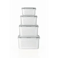 FRISCHHALTEDOSENSET GOURMETmaxx 12-teilig  - Transparent/Grau, Basics, Kunststoff (23,5/19/13cm) - GOURMETMAXX