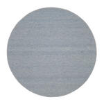 HANDWEBTEPPICH 150/150 cm Helsinki Blau, Grau  - Blau/Grau, Basics, Textil (150/150cm) - Linea Natura