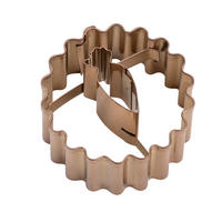 LINZER-KEKSAUSSTECHER - Altrosa, Trend, Metall (5cm) - Dr.Oetker