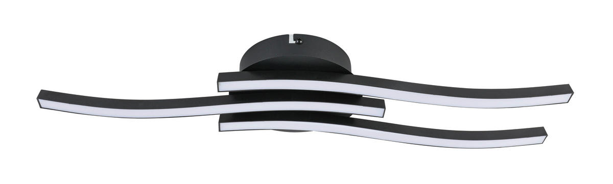 Plafonieră Cu Led 18 W    54,5/14/6,5 cm  - alb/negru, Basics, plastic/metal (54,5/14/6,5cm) - Boxxx