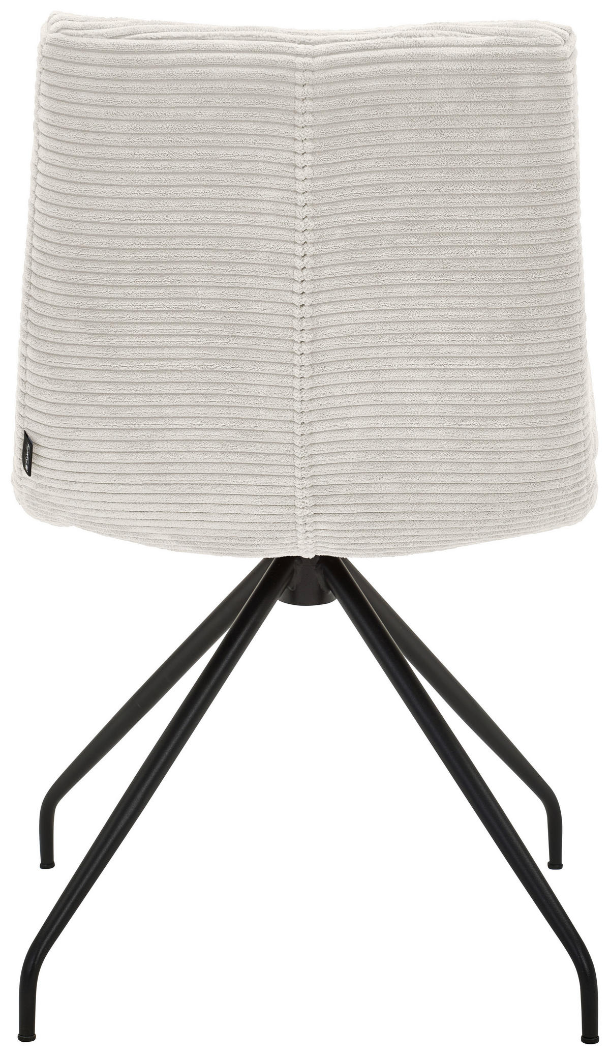 STUHL - Creme/Schwarz, Design, Textil/Metall (50/85/64cm) - Musterring