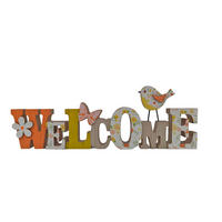 DEKOSCHRIFTZUG - Multicolor, LIFESTYLE, Holzwerkstoff (29/10/1,8cm)