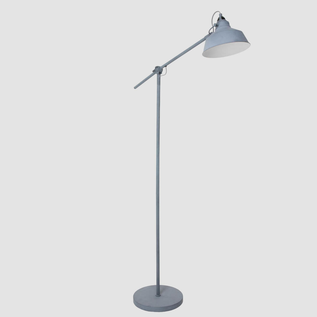 BOGENLEUCHTE - Grau, Trend, Metall (28/130/65cm)