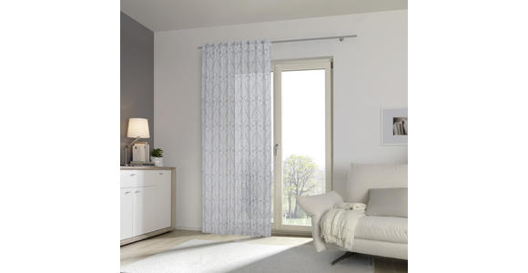 FERTIGVORHANG halbtransparent - Grau, Trend, Textil (135/245cm) - Esposa