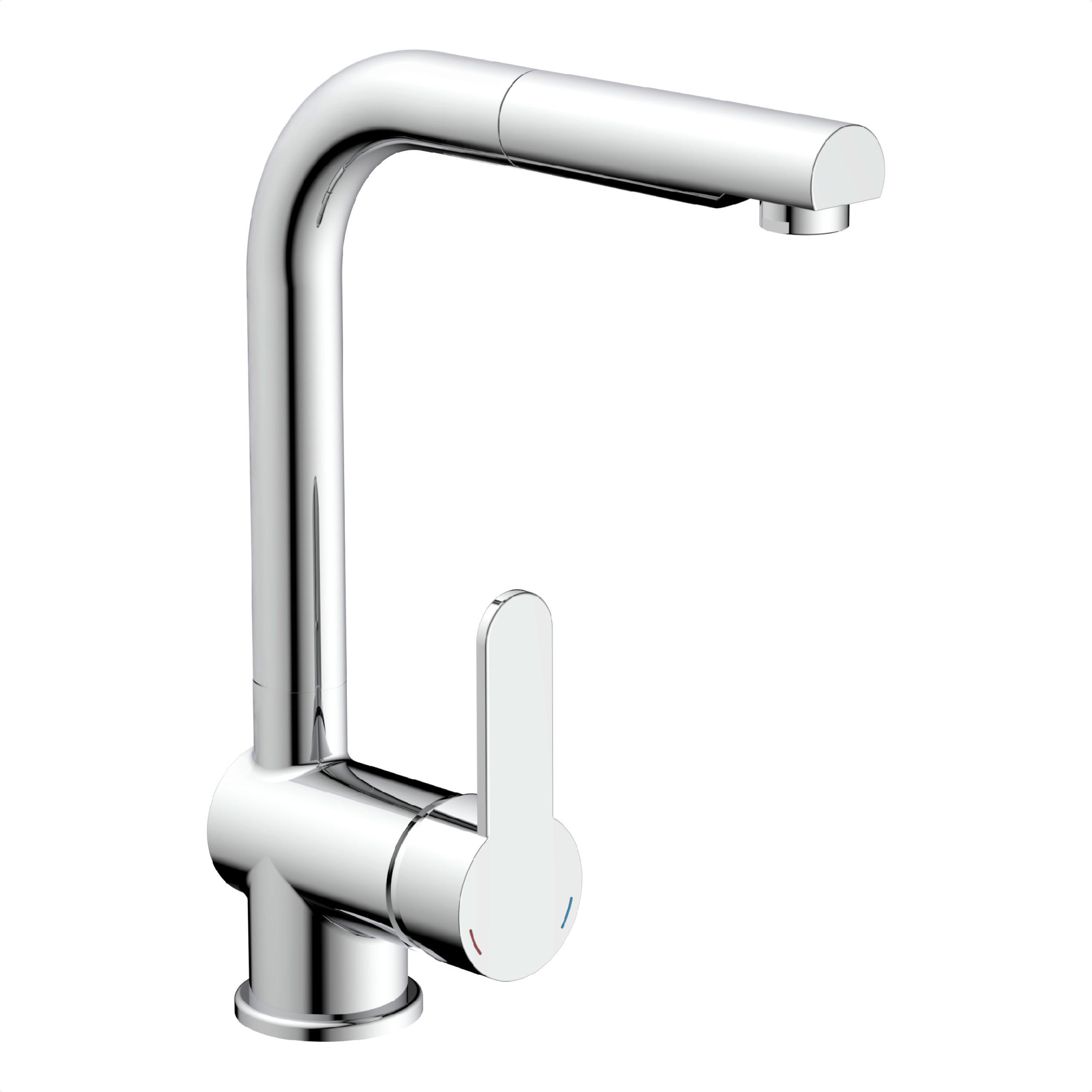 KÜCHENARMATUR  - Chromfarben, Basics, Metall (5,5/30/24cm) - Schütte