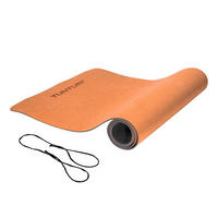 YOGAMATTE - Braun, KONVENTIONELL, Naturmaterialien/Kunststoff (183/61/0,4cm)