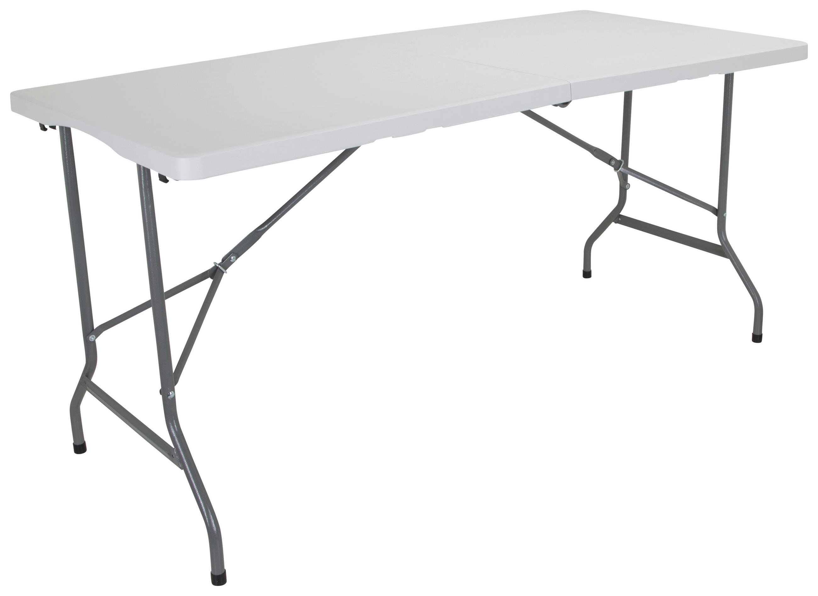 SKRIVBORD 70/152/74 cm  i vit  - vit/silver, Modern, metall/plast (70/152/74cm) - MID.YOU