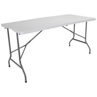 SCHREIBTISCH 70/152/74 cm  in Weiß  - Silberfarben/Weiß, MODERN, Kunststoff/Metall (70/152/74cm) - MID.YOU