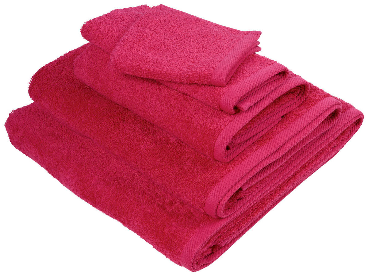 HANDTUCH Palma Pink  - Pink, Basics, Textil (50/100cm) - Esposa