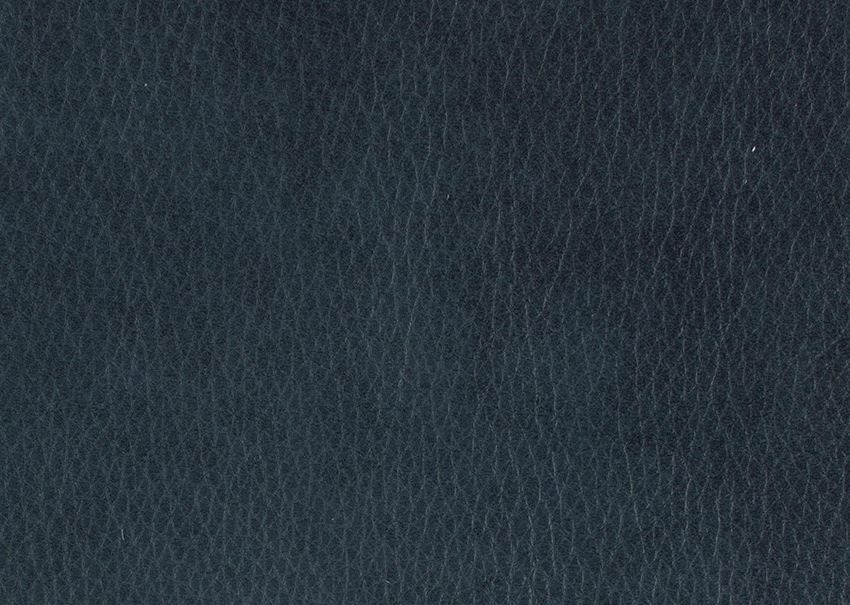 ECKSOFA in Echtleder Dunkelblau  340/272 cm  - Schwarz/Dunkelblau, Design, Leder/Metall (340/272cm) - W.Schillig
