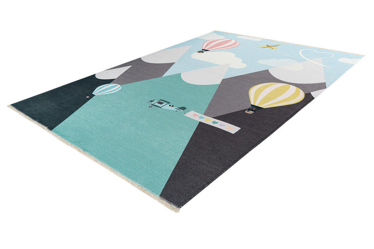 KINDERTEPPICH 115/170 cm  - Gelb/Rot, Trend, Textil (115/170cm) - Obsession