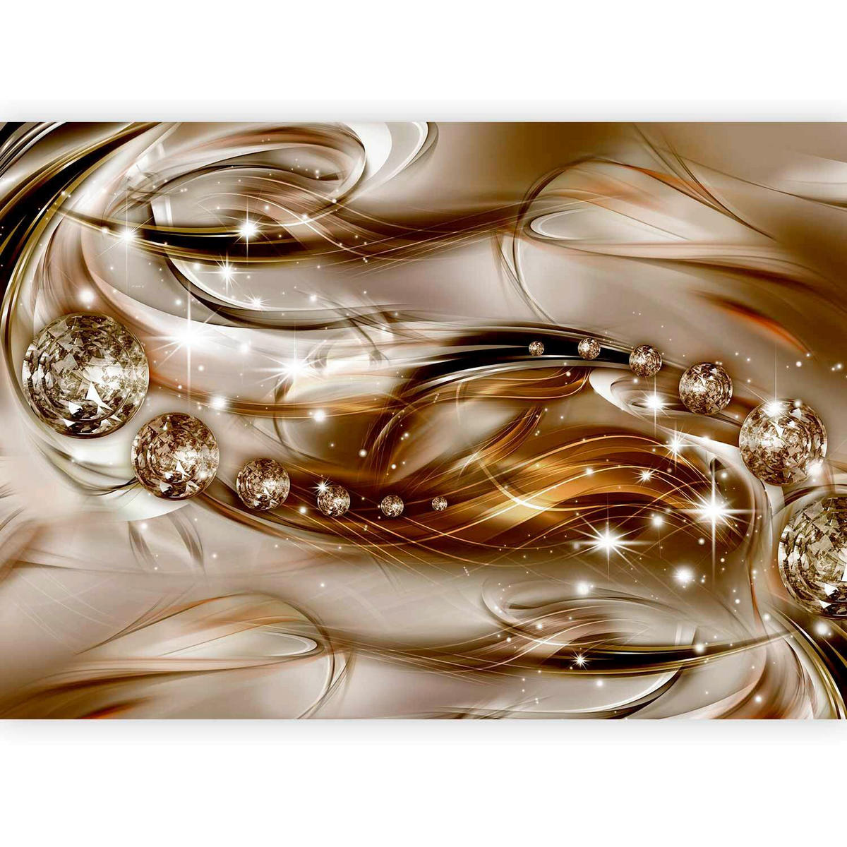 FOTOTAPET 400/280 cm  - beige/brun, Lifestyle, textil (400/280cm) - artgeist