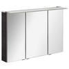 SPIEGELSCHRANK 100/69,5/23,5 cm  - Dunkelbraun/Silberfarben, MODERN, Glas/Holzwerkstoff (100/69,5/23,5cm) - MID.YOU