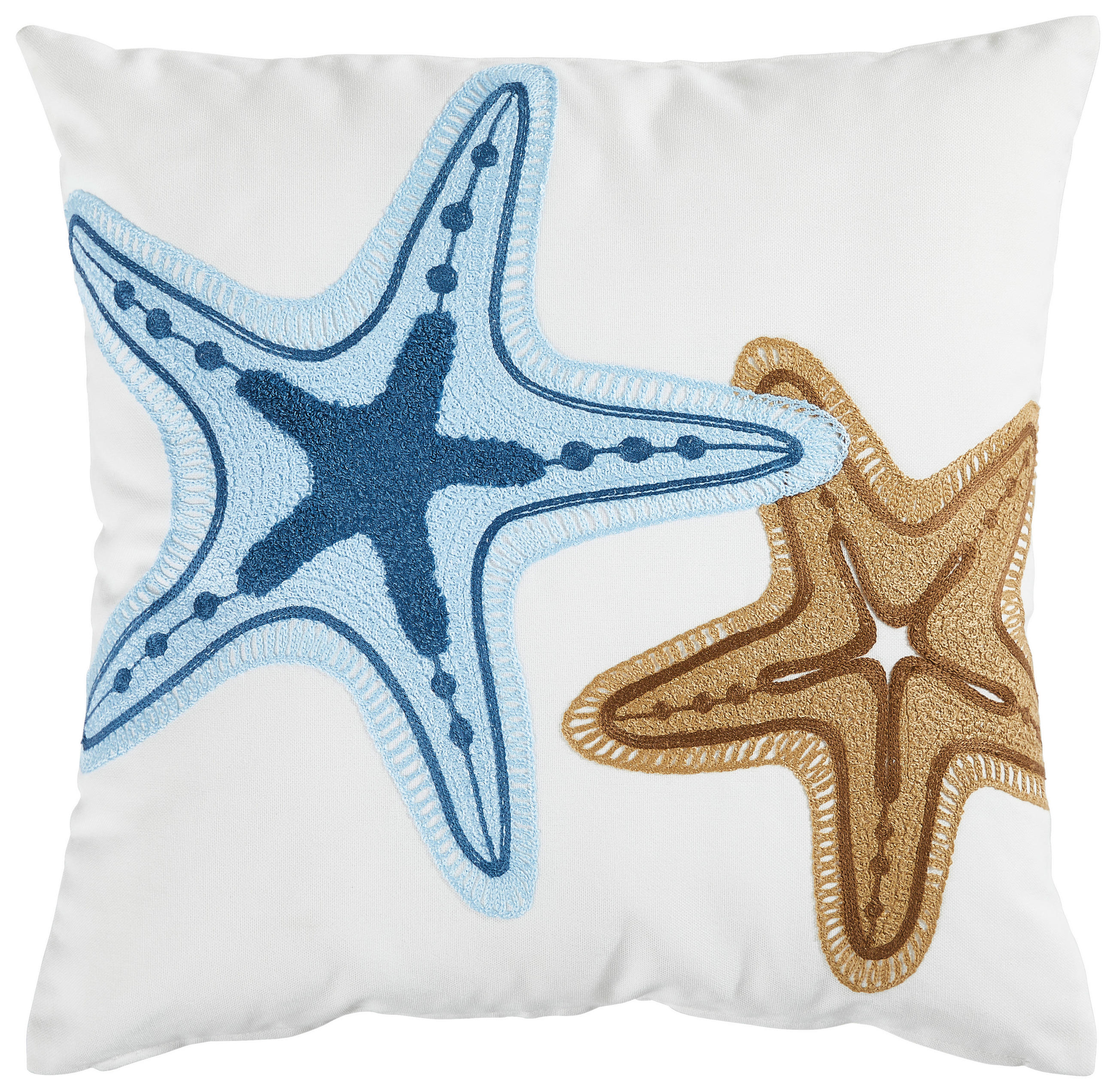 KISSENHÜLLE Shallow 45/45 cm  - Blau, Design, Textil (45/45cm) - Novel