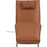 RELAXLIEGE in Leder Braun - Edelstahlfarben/Braun, Design, Leder/Metall (70/95/208cm) - Koinor RELAXLIEGE in Leder Braun - Edelstahlfarben/Braun, Design, Leder/Metall (70/95/208cm) - Koinor