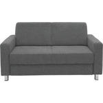 2-SITZER-SOFA - Chromfarben/Grau, Design, Textil/Metall (158/83/85cm) - Xora