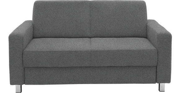 2-SITZER-SOFA - Chromfarben/Grau, Design, Textil/Metall (158/83/85cm) - Xora
