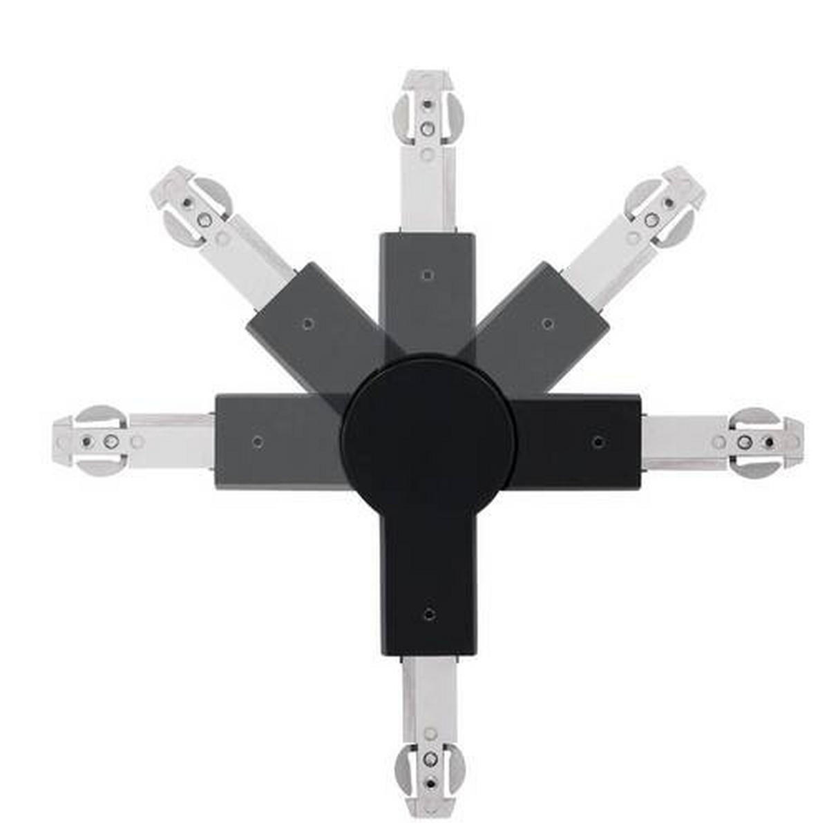 SCHIENENSYSTEM-VERBINDER URAIL 15,7/1,8/3,6 cm   - Schwarz, Design, Kunststoff/Metall (15,7/1,8/3,6cm) - Paulmann