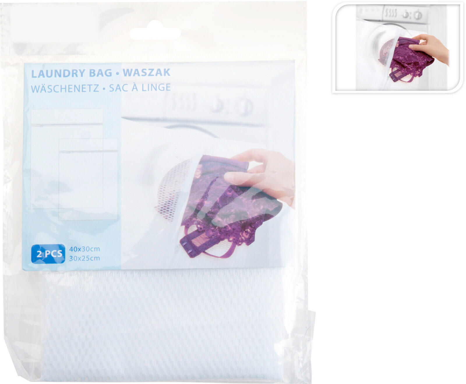 OBAL NA ODEV - priehľadné, Basics, plast (30/25/1cm)