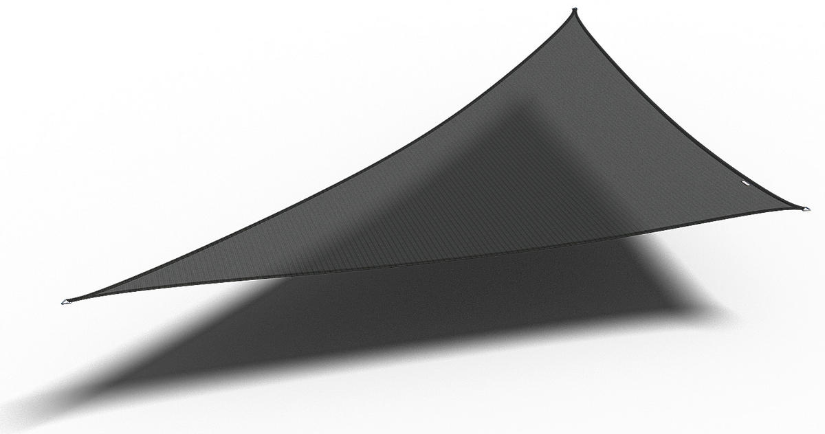 SONNENSEGEL  - Schwarz, MODERN, Kunststoff (500/1/710cm) - Gardenson