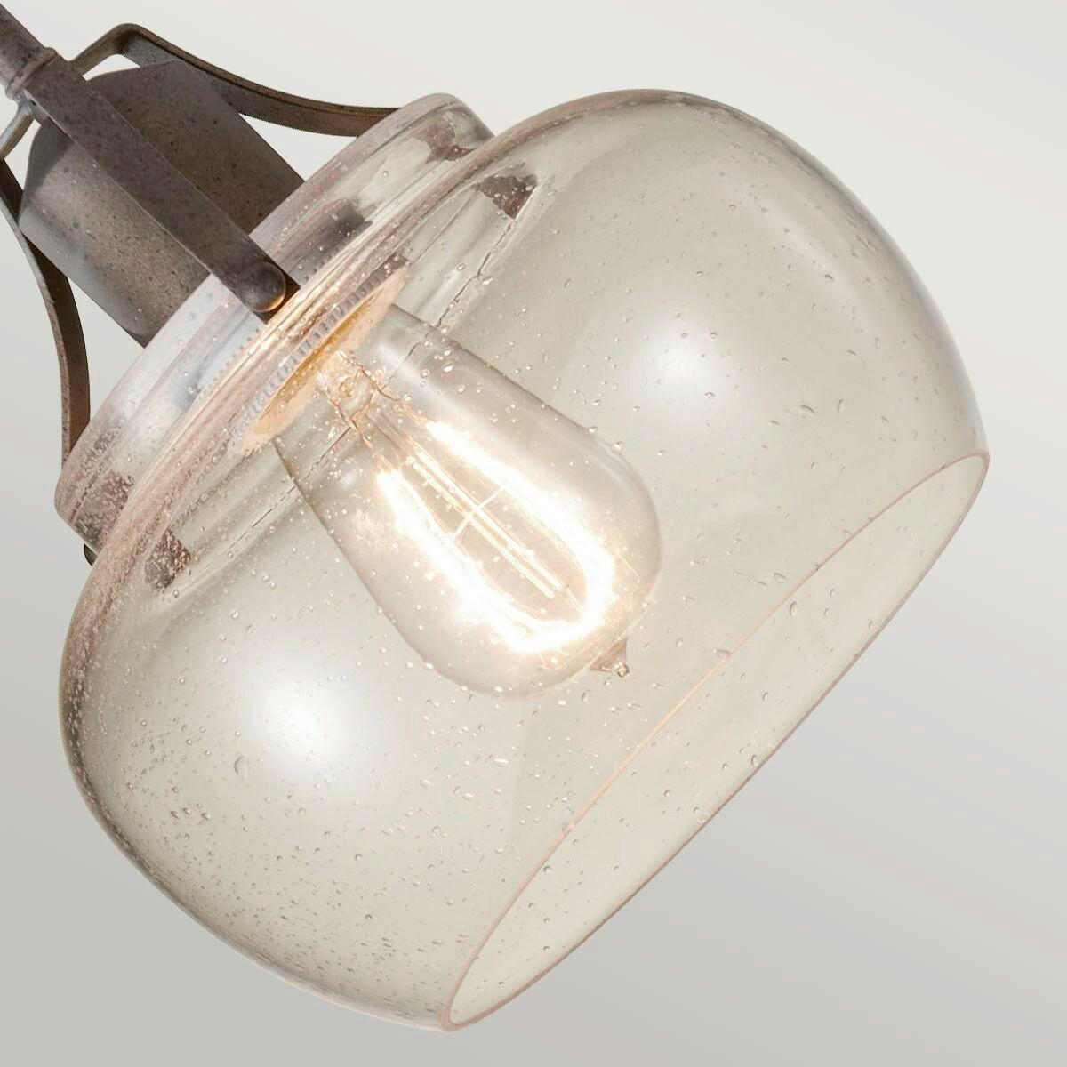 HÄNGELEUCHTE 20.3/28.3 cm    - Rostfarben, Basics, Metall (20.3/28.3cm) - Elstead Lighting