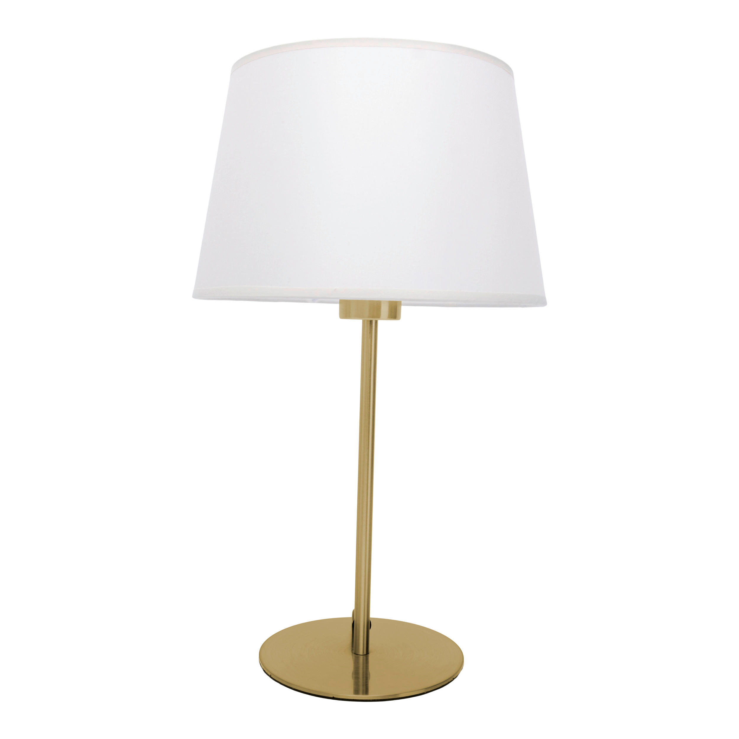 TISCHLEUCHTE Bologna   - Beige/Messingfarben, Basics, Textil/Metall (45cm) - Näve
