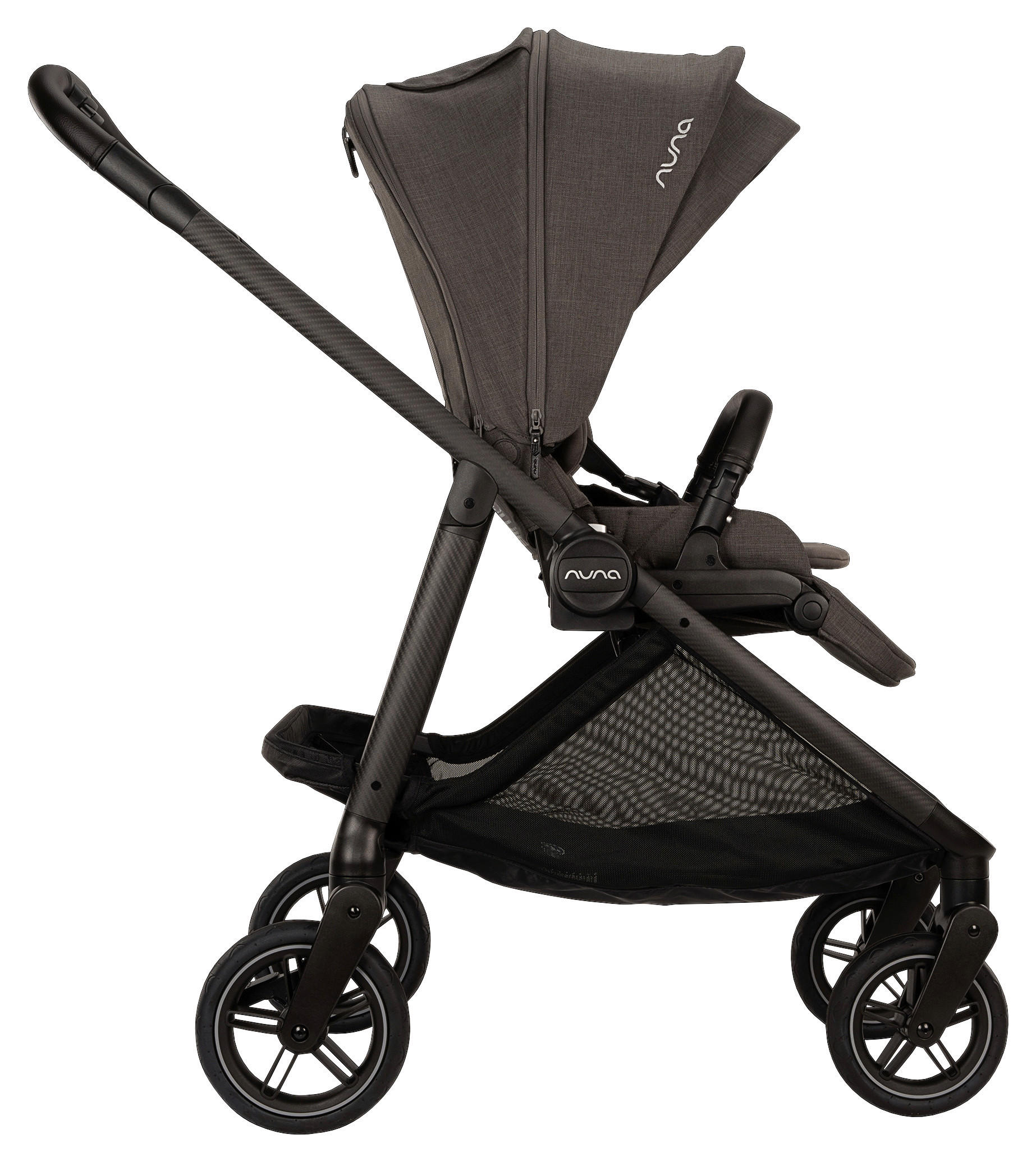 KINDERWAGEN Swiv  - Schwarz/Grau, Basics, Textil/Metall (94/54/103cm) - Nuna