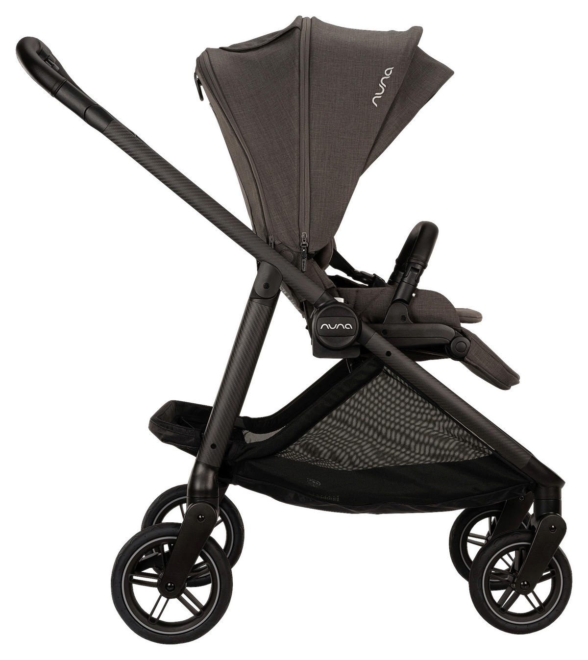 KINDERWAGEN Swiv  - Schwarz/Grau, Basics, Textil/Metall (94/54/103cm) - Nuna