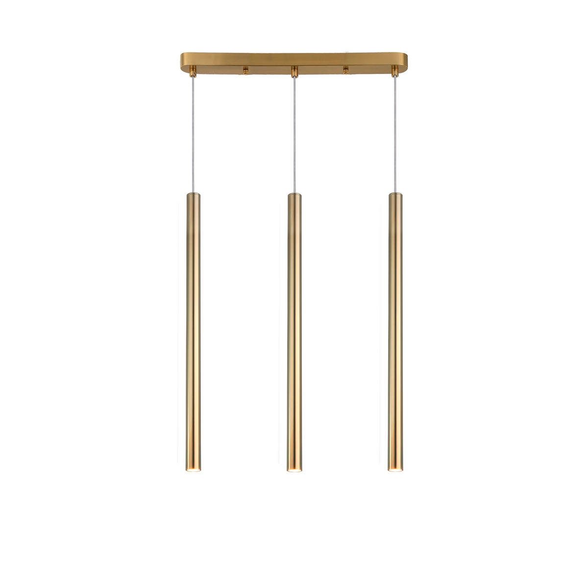 HÄNGELEUCHTE LP-894/3L GD_LUNGO 3 - Bernsteinfarben, Design, Metall (45/4/150cm)