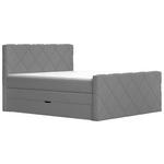 BOXSPRINGBETT 180/200 cm  in Grau  - Schwarz/Grau, KONVENTIONELL, Textil (180/200cm) - Esposa