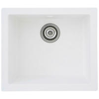 SPÜLE 1712OHIO50X44W  - Weiß, Trend, Glas/Kunststoff (50/19/44cm) - Respekta