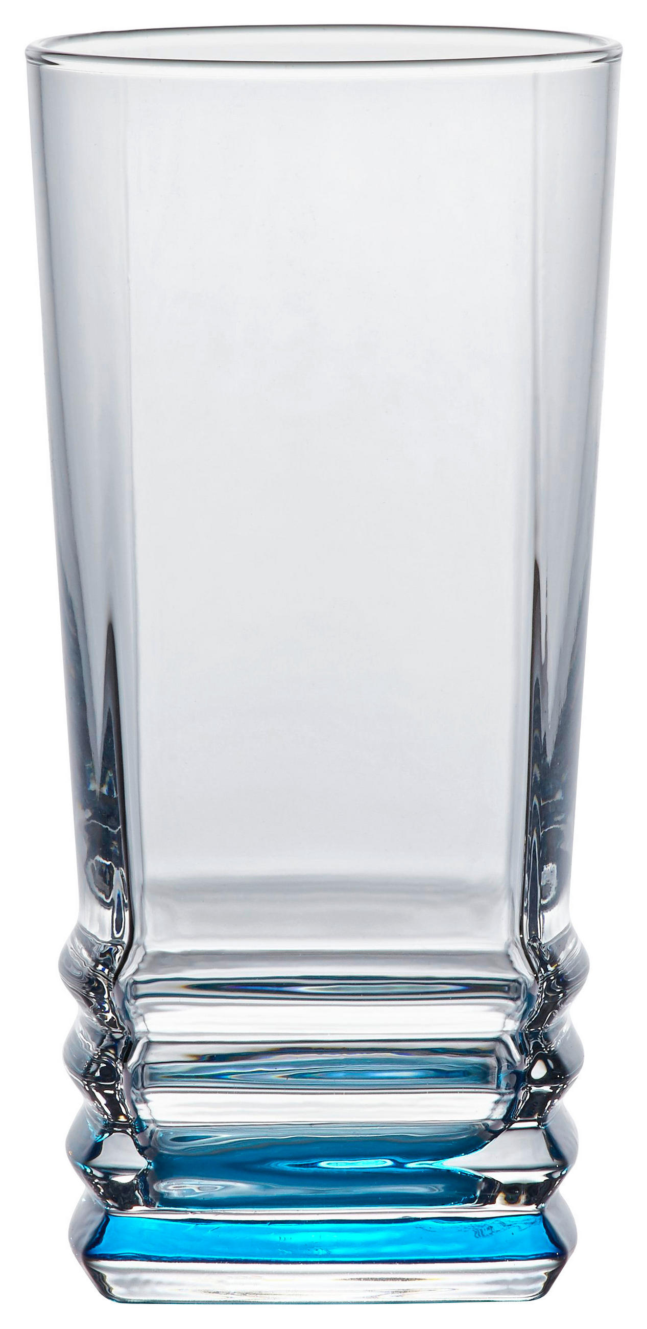 ČAŠA ZA PRODUŽENA PIĆA  335 ml  - prozirna/tirkizna, Osnovno, staklo (6,8/14cm) - Homeware